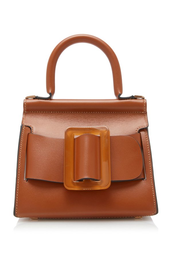 Karl 19 Leather Top Handle Bag