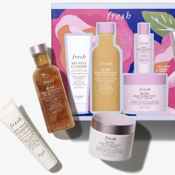 Rose Deep Hydration Routine Gift Set