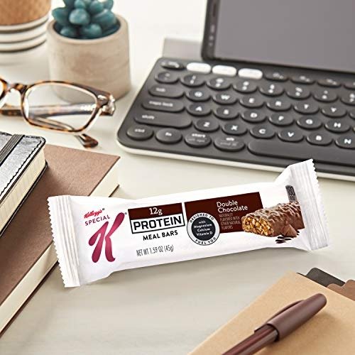 Kellogg's Special K Double Chocolate Protein Meal Bars - Office Lunch, Meal Replacement (Pack of 3 - 18 Count)