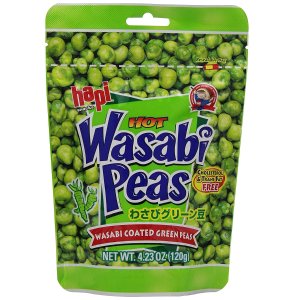 Hapi Wasabi Pea Pouch, 4.23 Ounce (Pack of 12)