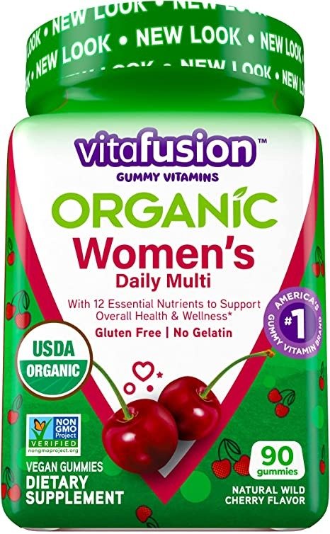 Vitafusion Organic Women’s Gummy Multivitamin, 90 Count
