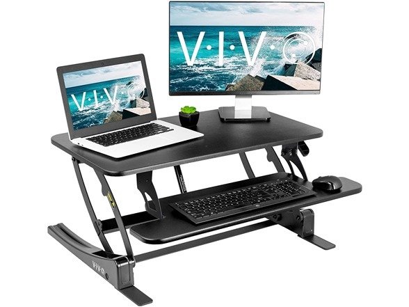 32" Dual Standing Desk Riser (DESK-V000VS)