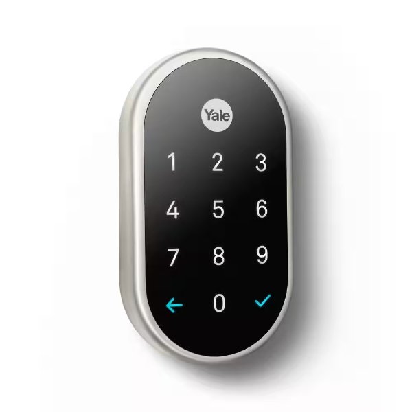x Yale Lock - Tamper-Proof Smart Wifi Bluetooth Deadbolt Lock withConnect - Satin Nickel