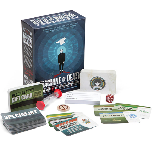 Machine of Death, The Game of Creative Assasination Board Game