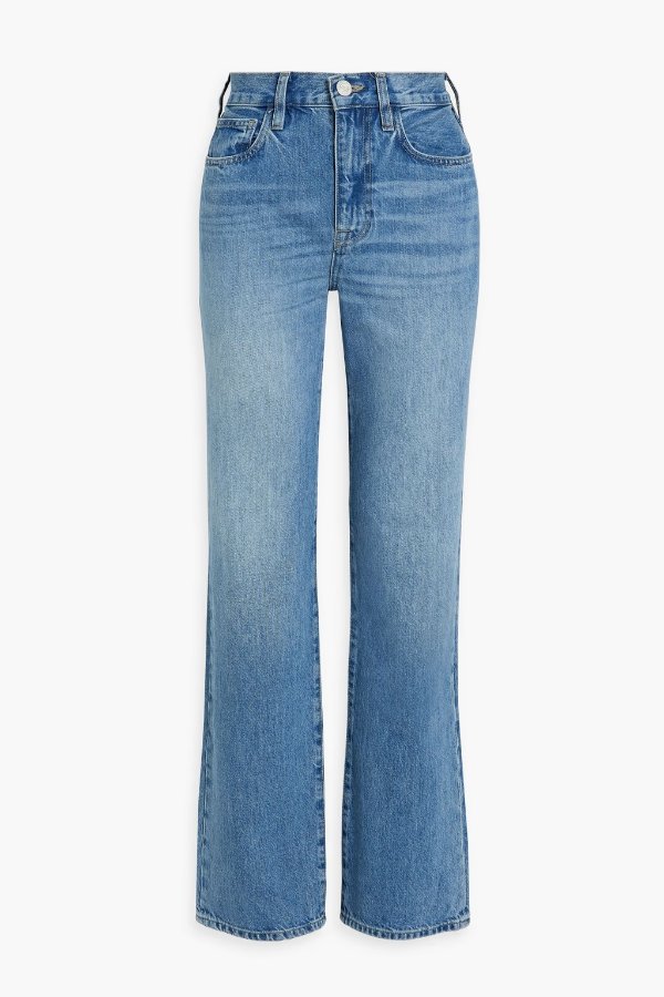 Le Jane high-rise straight-leg jeans