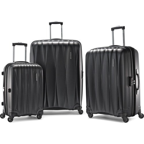 Arona Premium Hardside Spinner 3Pcs Luggage Set 20" 25" 29" (Charcoal)