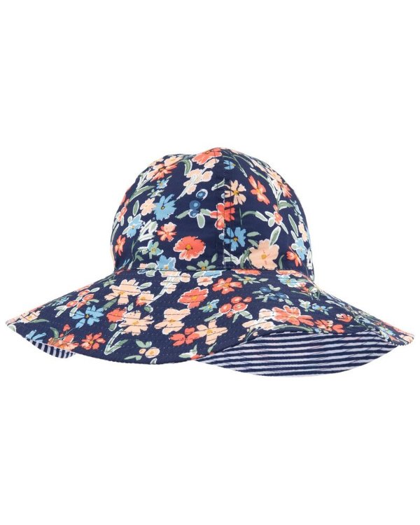 Reversible Floral Bucket Hat