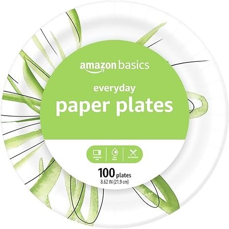 纸质餐盘 100个