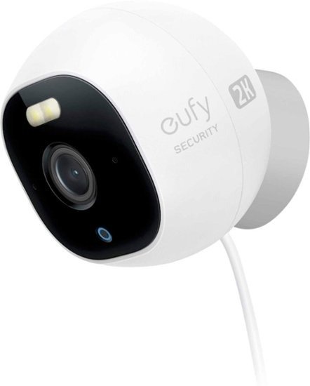 Package - eufy Security - Outdoor Cam Pro Wired 2K Spotlight Camera - White (2 pack)