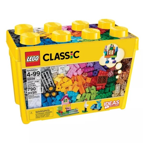 Classic Large Creative Brick Box Build Your Own Creative Toys, Kids Building Kit 10698