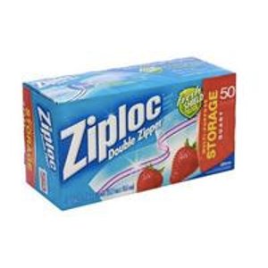 Ziploc® Double Zipper Plastic Food Bags, 1.75-MM, 9 Boxes of 50 (DRKCB003103)