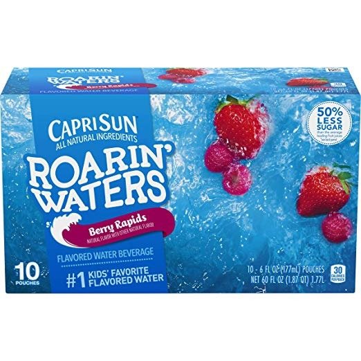 Roarin' Waters Berry Juice Drink (6 oz Pouches, 4 Boxes of 10)