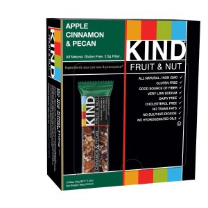 KIND Fruit & Nut, Apple Cinnamon & Pecan, Gluten Free Bars, 1.4 Ounce, 12 Count