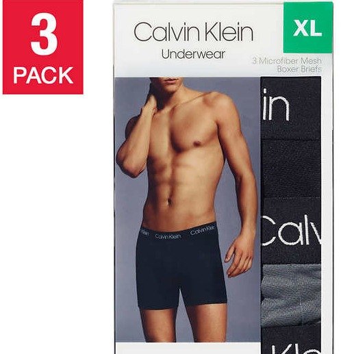 CALVIN KLEIN BOXERS 4 PACK +MENS SIZES S-XL at Costco 3180 Laird
