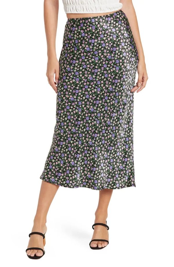 Ditsy Floral Maxi Skirt
