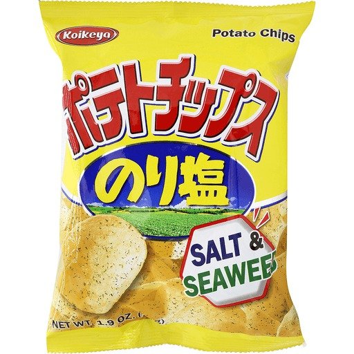 Koikeya Salt&Seaweed Chips 1.9 OZ