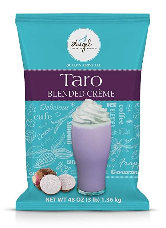 Taro Blended Creme Mix by Angel Specialty Products [3 LB]