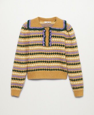 Women's Printed Knit Sweater