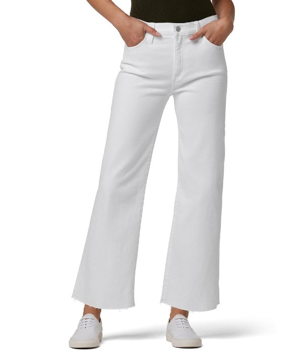 White Rosalie Wide-Leg Jeans - Women