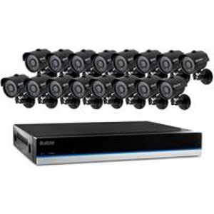  Defender BlueLine 16-Channel Security DVR with 16 600TVL Cameras