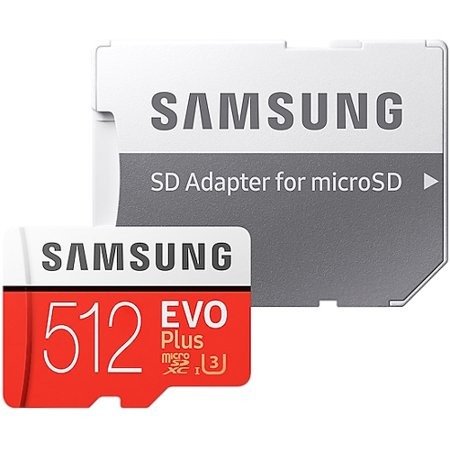 512GB MicroSDXC Memory Card with Adapter