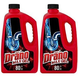 Drano Drain Cleaner Professional Strength, 80 fl oz 2 Ct.