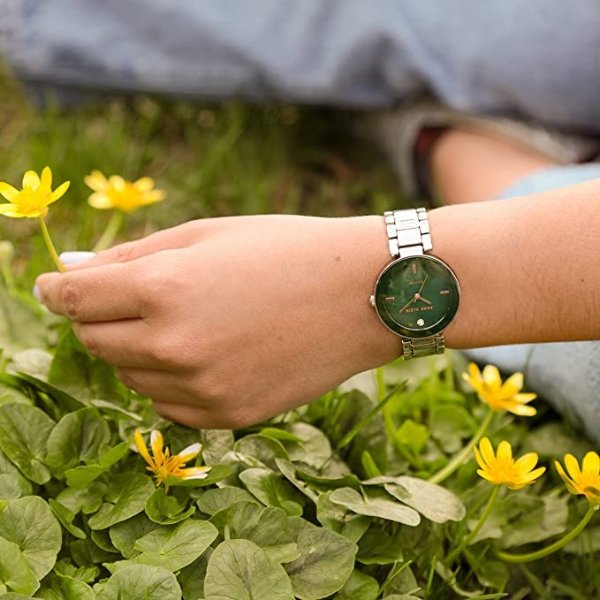 Women's Diamond-Accented Bracelet Watch
