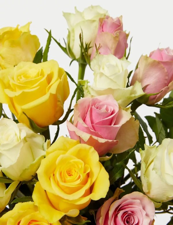 黄玫瑰丰盛花束
