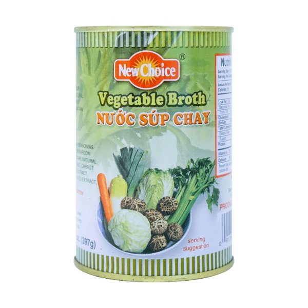 NEW CHOICE Vegetable Broth Soup 397g