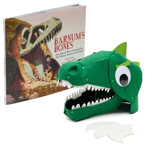 自制恐龙可开合头套+书，适合年龄 5+