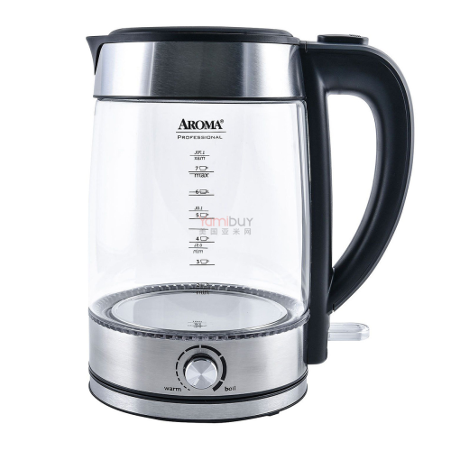1.7L Glass Electric Kettle with Temperature Dial