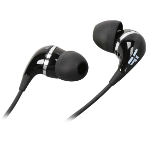 JLAB Black JBSPLIT-BLK-BLISTER 3 In 1 Earbuds, Auxillary Cable, and 3.5mm Jack Splitter