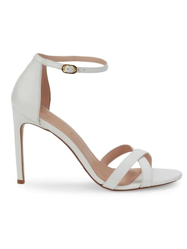​Nudistsong Leather Stiletto Sandals