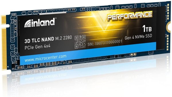 Inland Performance 1TB PCIe4.0 NVMe 固态硬盘 PS5无忧