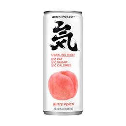 Genki Forest White Peach Soda Water 330ml