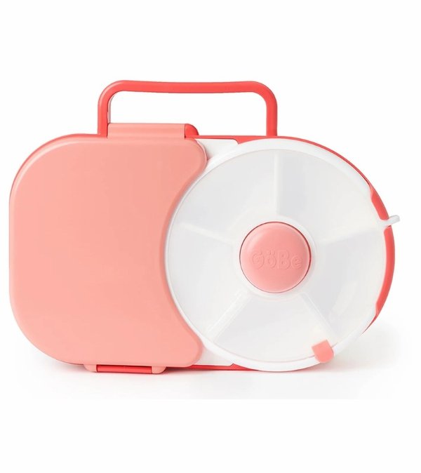 Lunchbox with Snack Spinner - Watermelon Pink