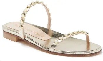Ameliese Synthetic Pearl Strappy Sandal