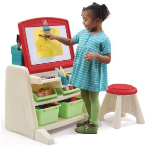 Step2 Flip and Doodle Desk with Stool Easel @ Amazon