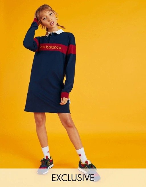 rugby dress in navy - exclusive to ASOS | ASOS