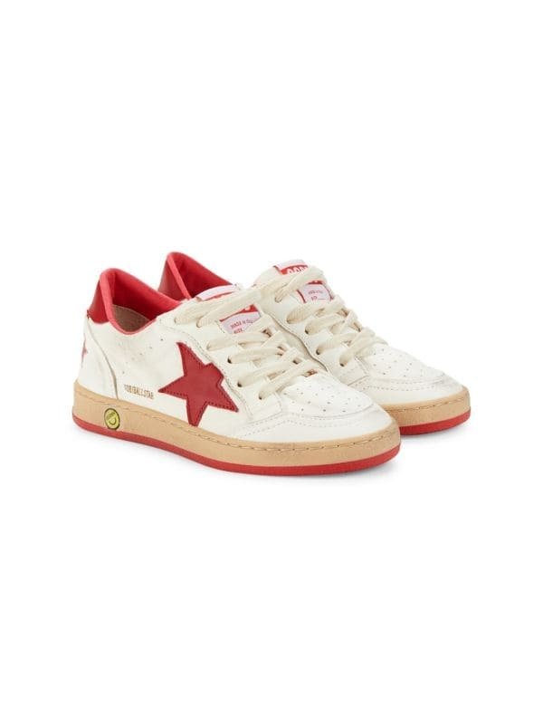 Kid's Star Leather Sneakers