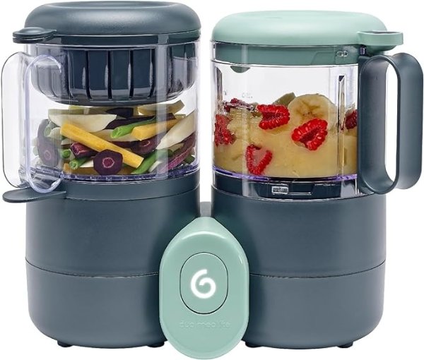 Duo Meal Lite Food Maker - 4 in 1 Food Processor with Steam Cooker, Blender, Baby Purees, Warmer and Defroster