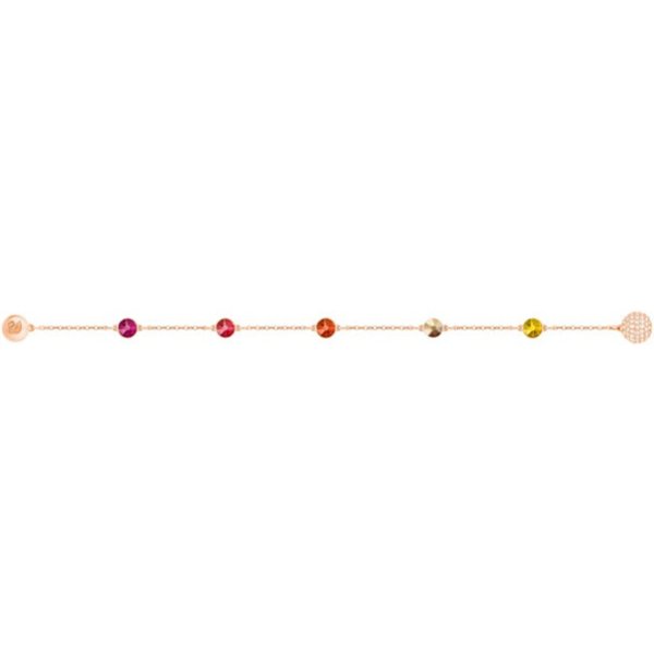 Remix Collection Orange, Multi-colored, Rose gold plating by