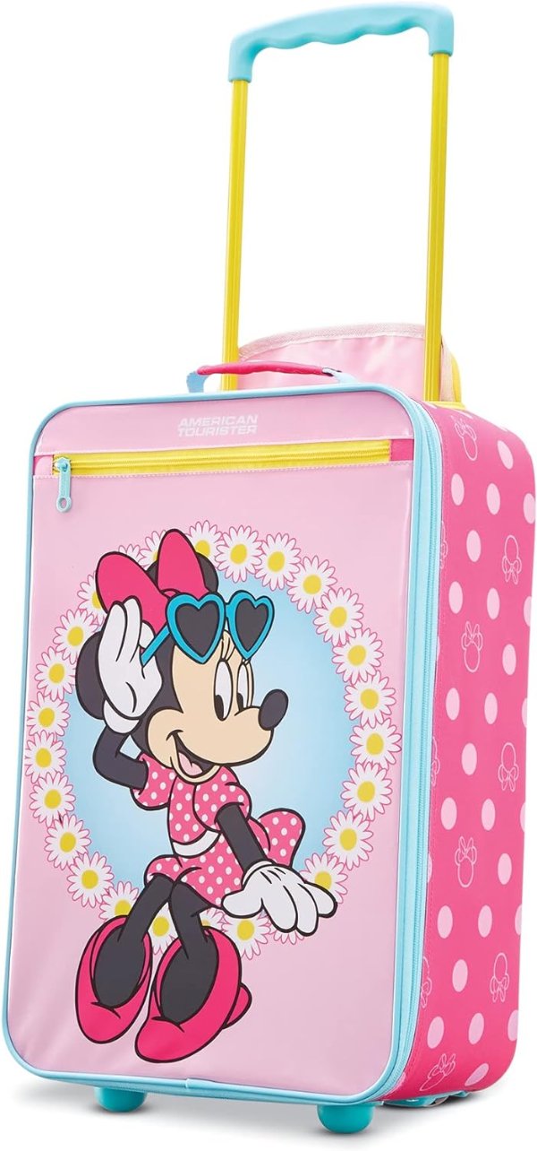 美旅 儿童迪士尼软壳子行李箱，18 英寸，随身好拖拉