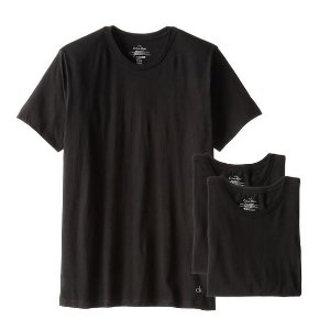 Calvin Klein Men's 3 Pack Cotton Classics Short Sleeve Crew Neck T-Shirt