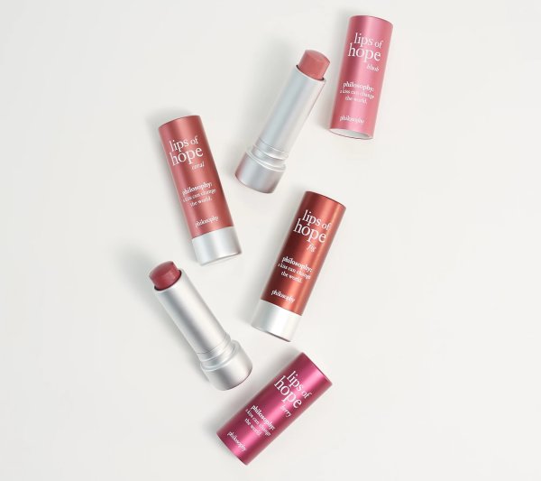 lips of hope 4-piece hydrating lip tint collection