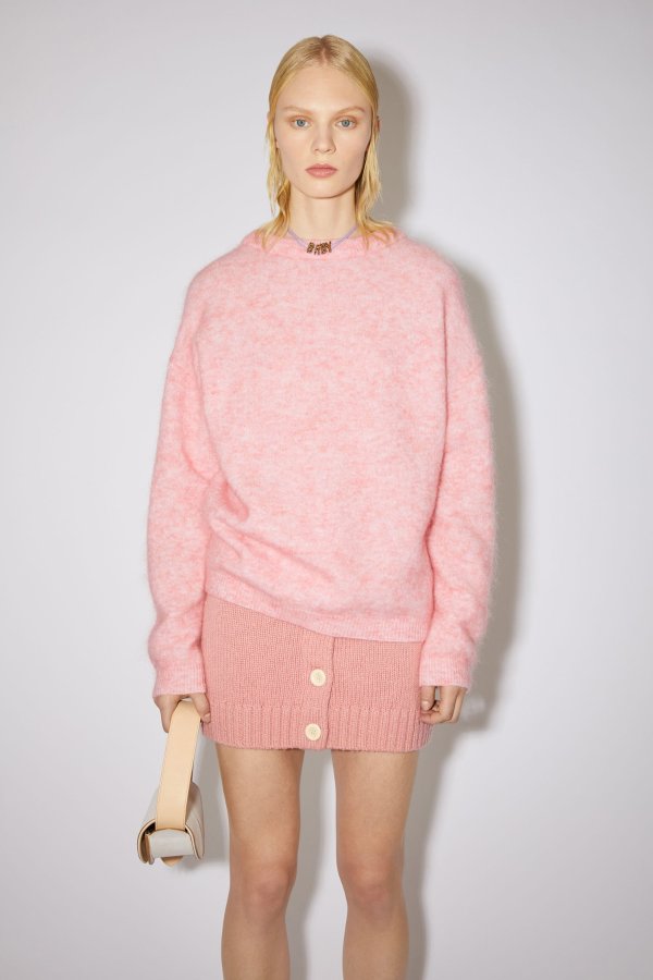 Mohair-blend Sweater - Rose pink