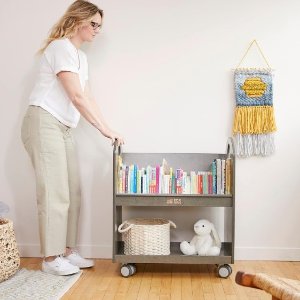 ECR4Kids Mobile Book Cart with Countdown Timer