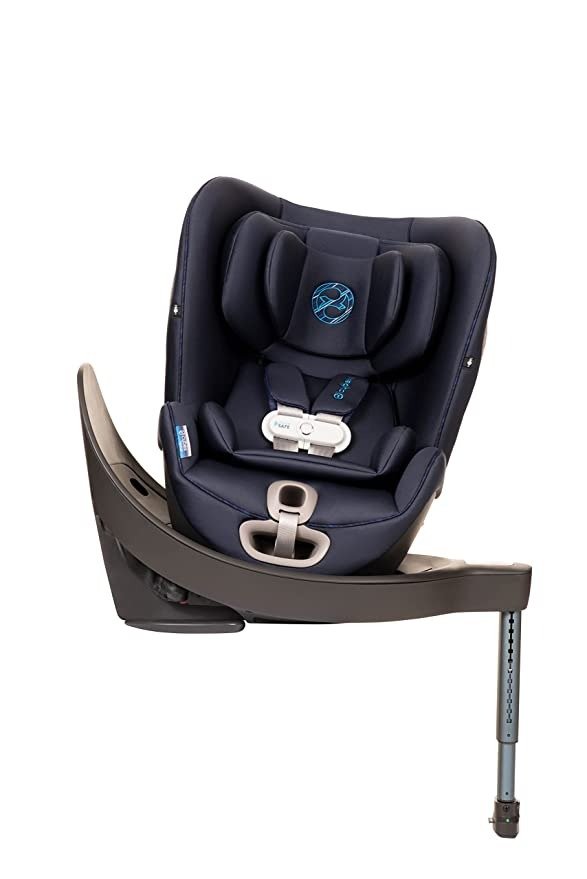 Sirona S Rotating Convertible Car Seat with SensorSafe 2.1, Children Newborn to Four Years, Easy Child Load, Infant Baby Toddler Preschooler, Indigo Blue