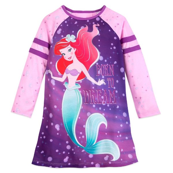 Ariel Long Sleeve Nightshirt for Girls | shopDisney