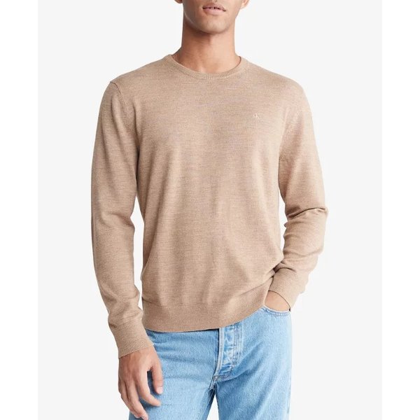 Men's Extra Fine Merino Wool Blend Sweater
